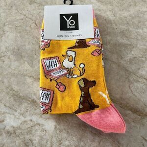Computer Dog Socks NWT